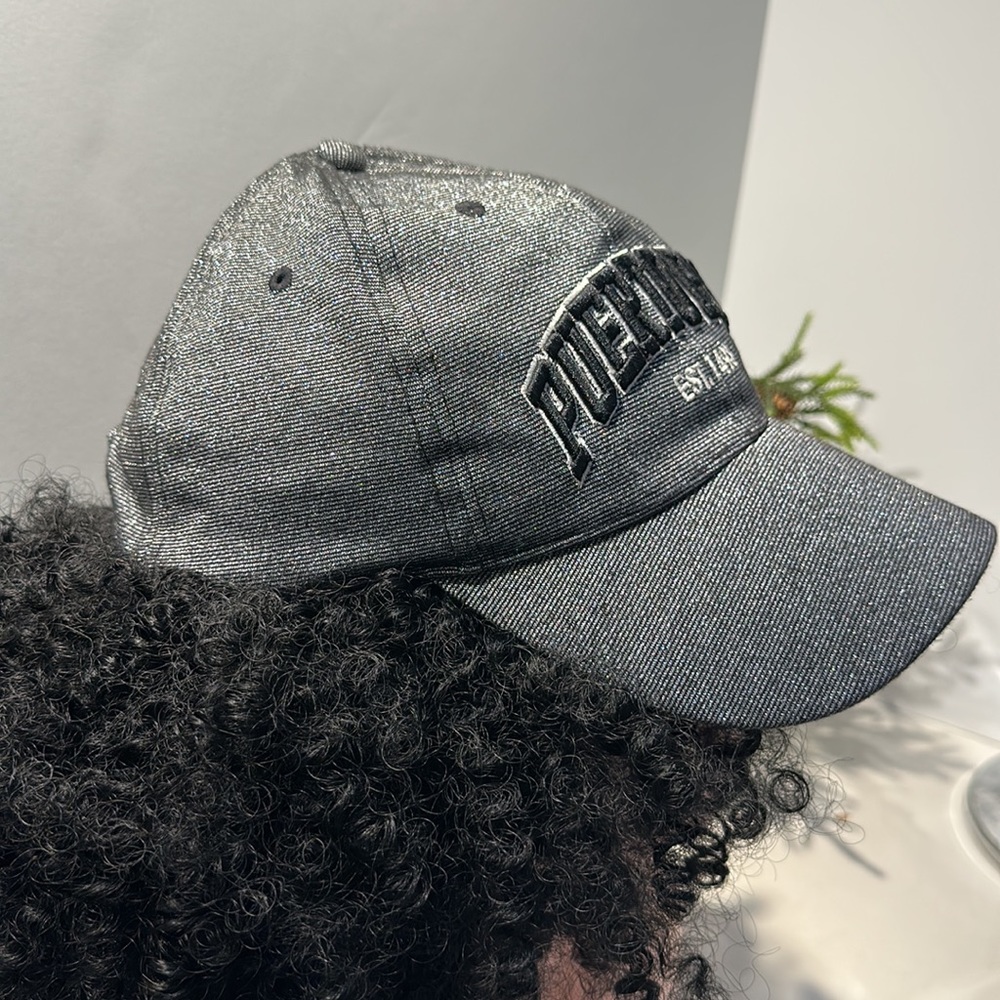 New Robin Ruth Silver Sparkle Puerto Rico Adjustable Hat - Picture 3 of 7